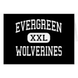 Evergreen - Wolverines - High - Seattle Washington Greeting Card