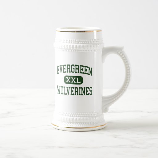 Evergreen - Wolverines - High - Seattle Washington Mugs