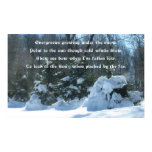 Evergreens in the Snow! Posters