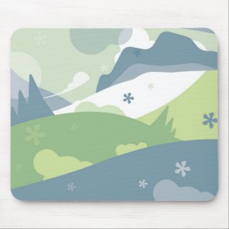 Everlast - Retro Mod Landscape Mousepad mousepad