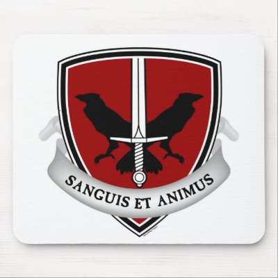 Evernight Academy mousepad -- school crest by Evernight