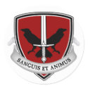 Evernight school crest stickers