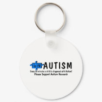 Every 20 Minutes A Child Is Diagnosed With Autism keychains