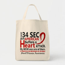 Every 34 Seconds Mom Heart Disease / Attack Bag
