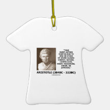 Every Action Must Due One Seven Causes Aristotle Christmas Tree Ornament