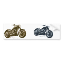 Every Boy loves a Fat Blue American Motorcycle Bumper Stickers