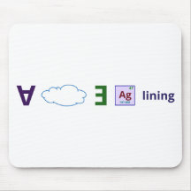 Every cloud has a silver lining mousepads