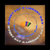 Every day a Library Day magnets