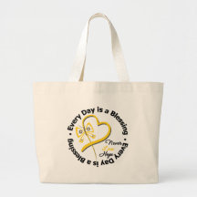 Every Day is a Blessing - Hope Childhood Cancer Tote Bag