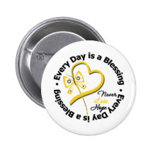 Every Day is a Blessing - Hope Childhood Cancer Pin