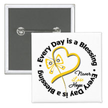 Every Day is a Blessing - Hope Childhood Cancer Pins