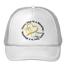 Every Day is a Blessing - Hope Childhood Cancer Mesh Hat
