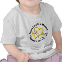 Every Day is a Blessing - Hope Childhood Cancer Tee Shirts