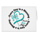 Every Day is a Blessing - Hope Ovarian Cancer Greeting Card