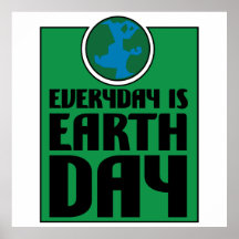 Every Day is Earth Day Poster