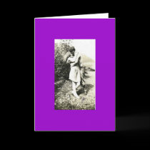 Every day kissing greeting card