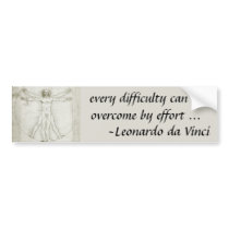 Every Difficulty Can Be Overcome ... bumper stickers by MasterpieceCafe Every Difficulty Can Be Overcome ... bumper stickers