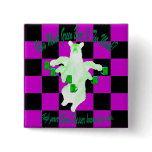 Every Girl's Crazy 'bout a Sharp Dressed Bear Pinback Button