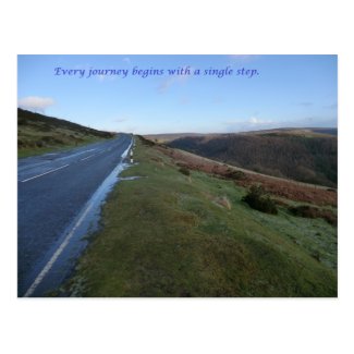 Every Journey Begins with a Single Step Post Cards