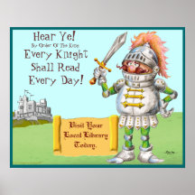 Every Knight Shall Read Every Day Posters