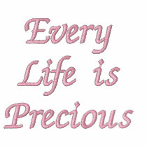 Every Life is Precious Jacket embroidered shirts