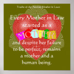 Every Mother in Law started as a Mother . posters