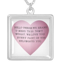EVERY PART OF YOU BELONGS TO YOU. CUSTOM NECKLACE