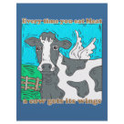 8.5x11 - Every Time You Eat Meat a Cow Gets Its Wings.  For those who love meat and want to help a cow earn their wings, it is a very easy thing to do.  Just eat meat!  mmmmmm: Sizes  Available colors: white