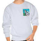 kids_basic_sweatshirt - Every Time You Eat Meat a Cow Gets Its Wings.  For those who love meat and want to help a cow earn their wings, it is a very easy thing to do.  Just eat meat!  mmmmmm: Sizes  Available colors: white