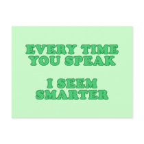 Every Time You Speak postcards