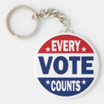 Every Vote Counts Keychain