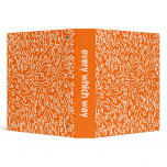 Every Which Way (1.5in) - White on Orange binders