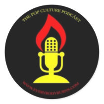Everybody Burns Microphone Logo stickers by EverybodyBurns Everybody Burns Microphone Logo stickers