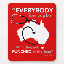 Everybody has a plan mousepad