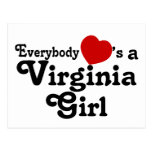Everybody Hearts a Virginia Girl Post Cards