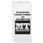 Everybody is Somebody Rack Card Design