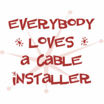 Everybody Loves A Cable Installer photo sculptures