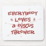 Everybody Loves A Discus Thrower Mouse Mats