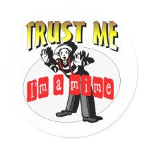 Everybody Loves A Mime stickers by fashionfiles Everybody Loves A Mime stickers