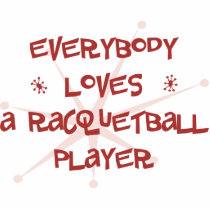 Everybody Loves A Racquetball Player photo sculptures