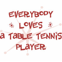 Everybody Loves A Table Tennis Player photo sculptures
