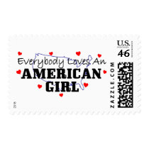 Everybody Loves An American Girl Stamp