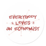 Everybody Loves An Economist Sticker