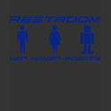 Everybody Loves Robots Restroom Woman's Shirt by foncocreative Everybody Loves Robots Restroom Woman's Shirt