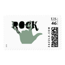 Everybody loves Rock Postage Stamp