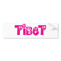 Everybody loves Tibet bumper stickers