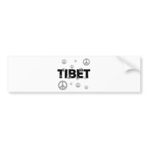 Everybody loves Tibet Bumper Sticker