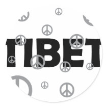 Everybody loves Tibet Sticker