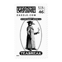 Everybody Needs A Teabreak Postage Stamp