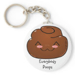 Everybody Poops Happy Poo Keychain